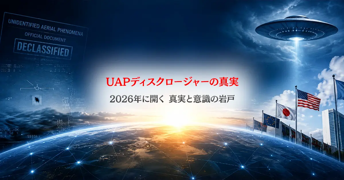 UAPディスクロージャーの真実｜2026年に開く真実と意識の岩戸