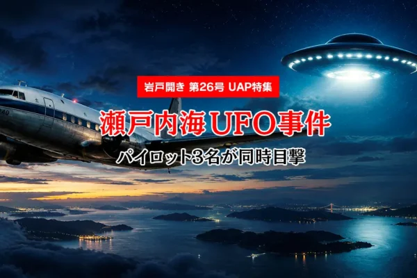 【UAP特集】瀬戸内海UFO事件(1965年)|旅客機パイロット3名が同時目撃した日本UFO史上最重要事例