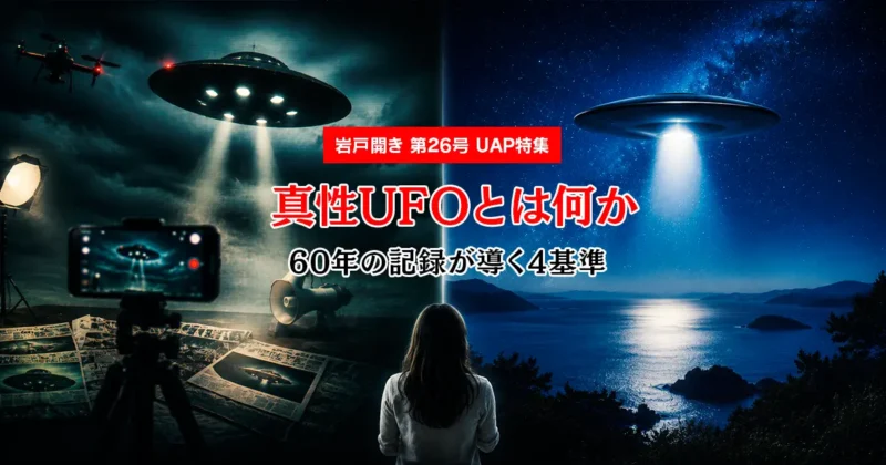 【UAP特集】「真性UFO」とは何か|60年の目撃記録が導き出した4つの判定基準