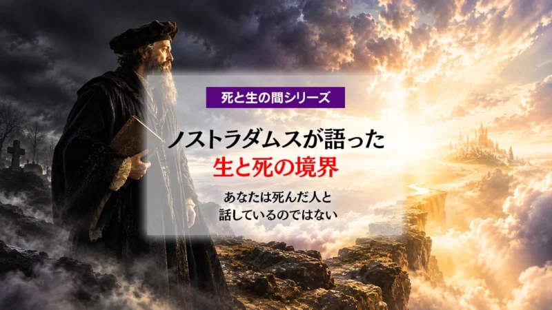 「あなたは死んだ人と話しているのではない」― ノストラダムスが語った、生と死の境界